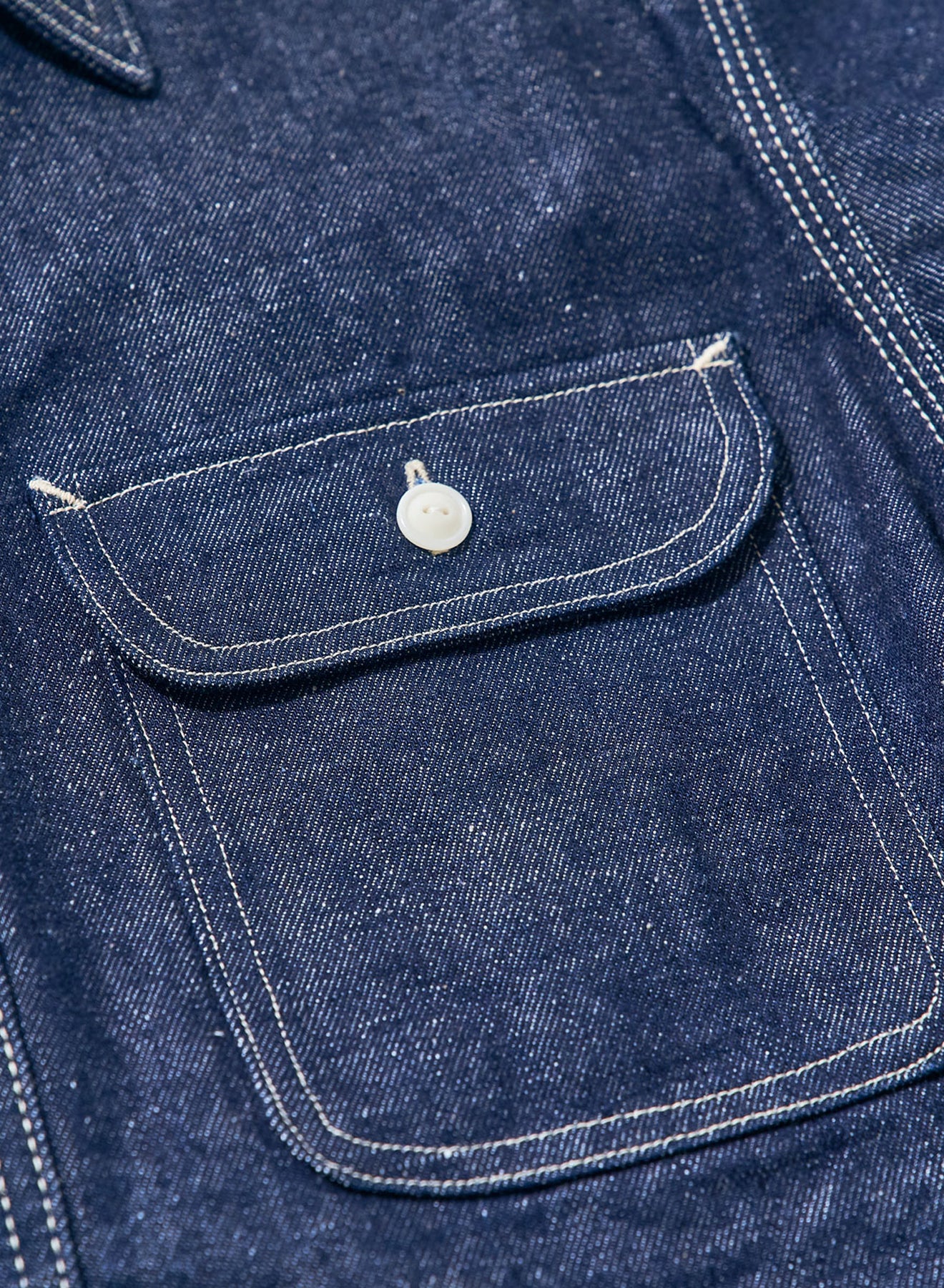 SJWS-SC01 (Samurai Cotton Indigo Denim Shirt)