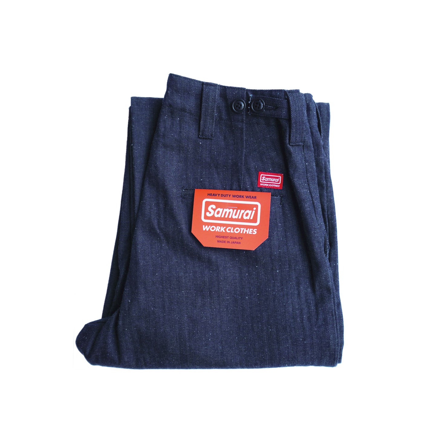 SWC600C-HBII　13oz へリンボン　ワイドトラウザーズ