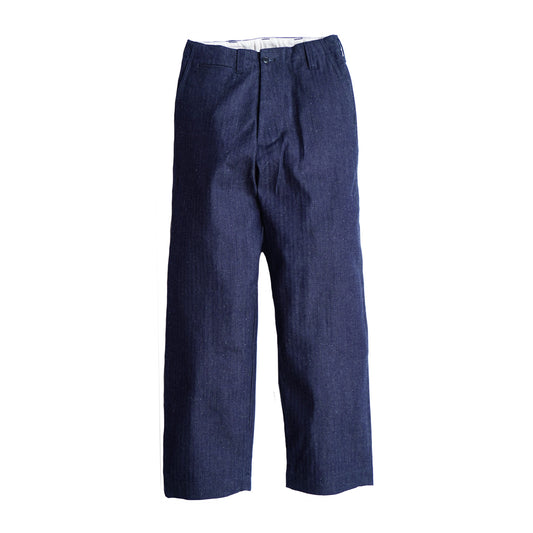 SWC600C-HBII　13oz へリンボン　ワイドトラウザーズ