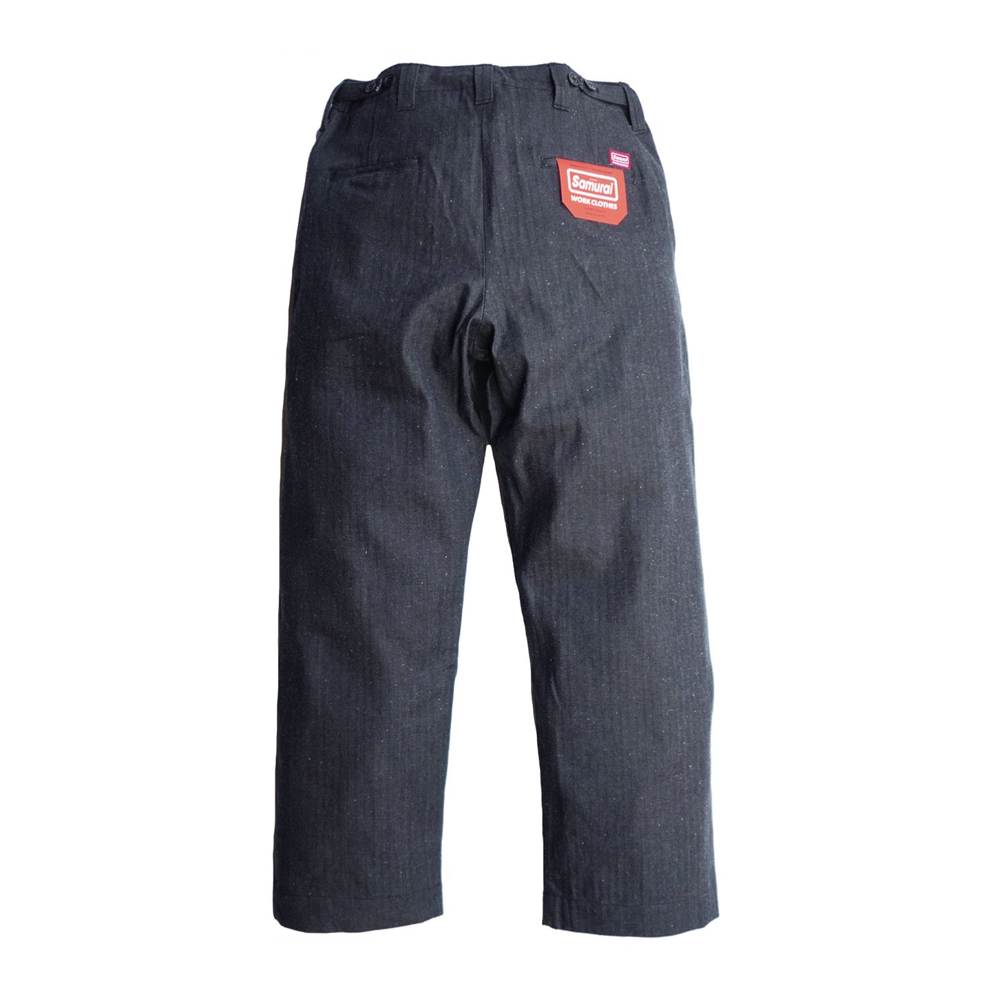 SWC600C-HBII　13oz へリンボン　ワイドトラウザーズ