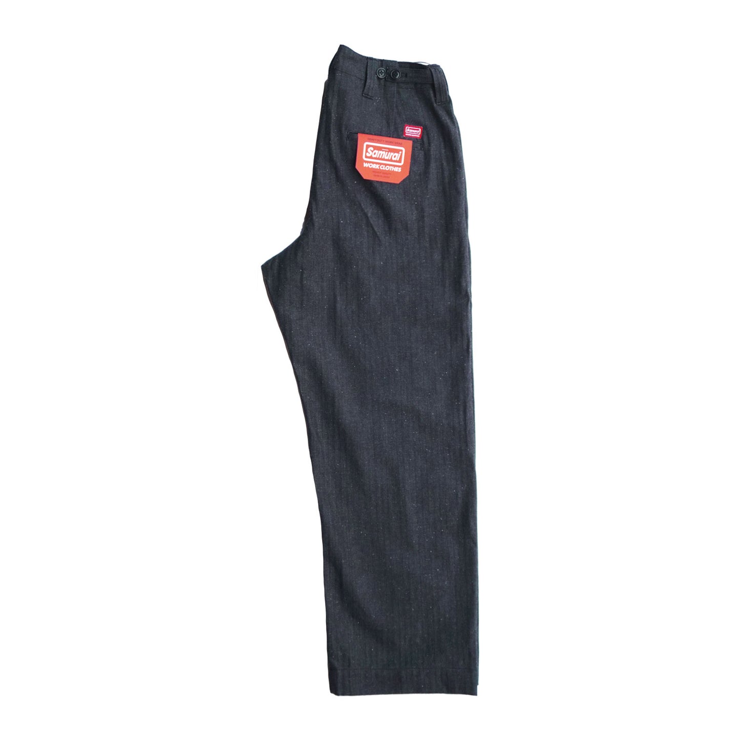 SWC600C-HBII　13oz へリンボン　ワイドトラウザーズ
