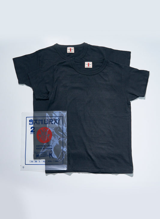 2PST-01 (無地クルーネック2パックTシャツ)