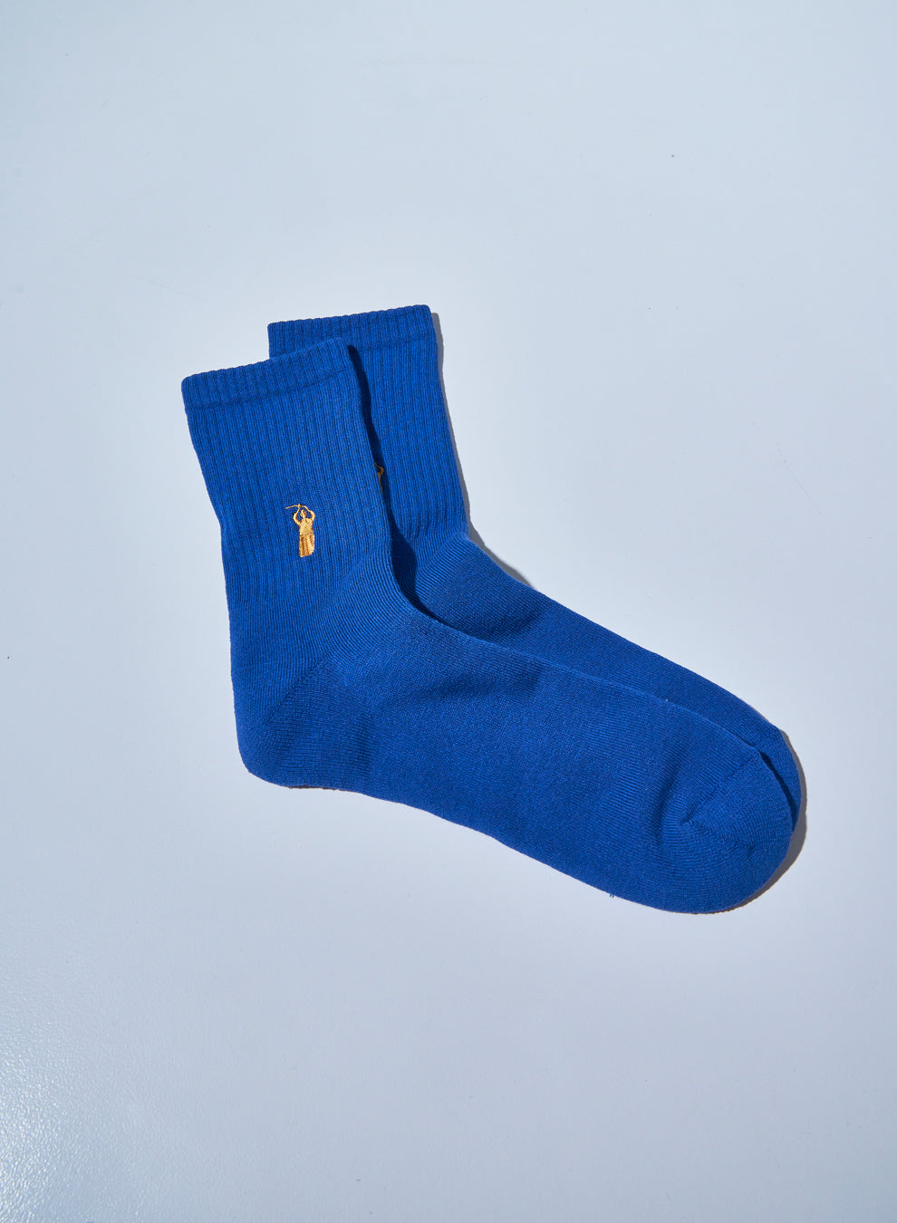 SJKS24-ORG 刺繍オーガニックコットンソックス