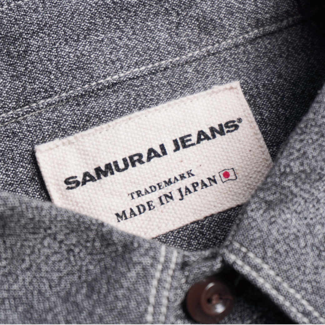 SJCBS23 Twisted Heather Selvedge Chambray Shirt
