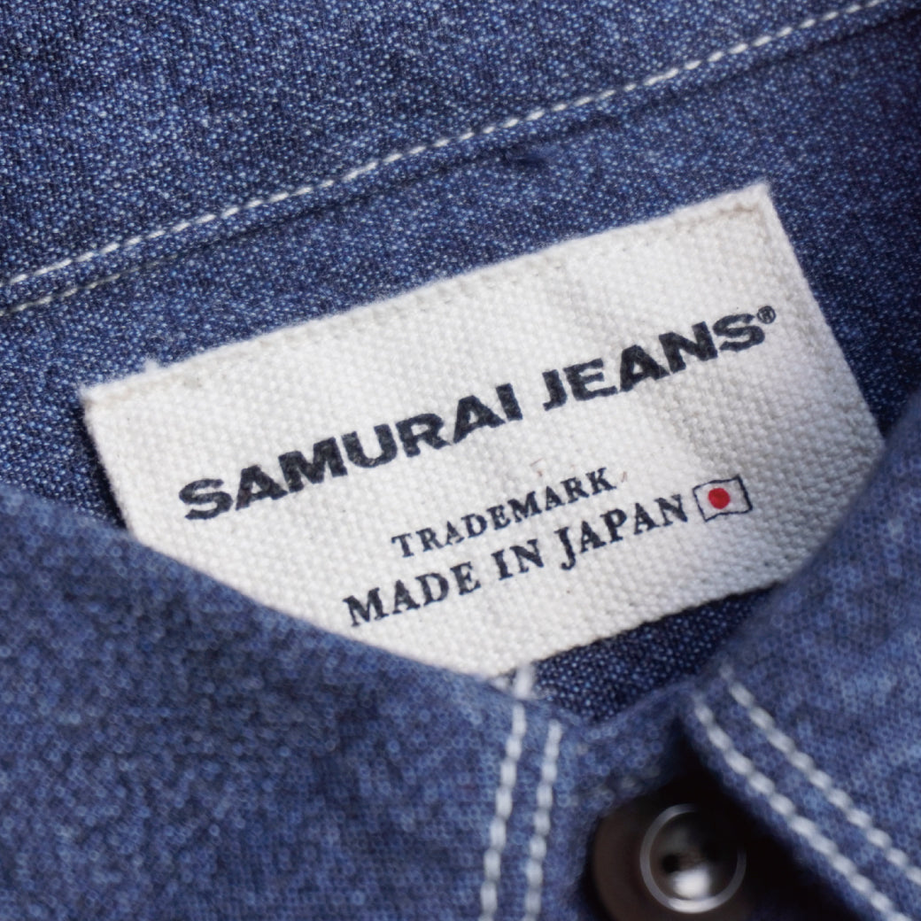 SJCBS23 Twisted Heather Selvedge Chambray Shirt